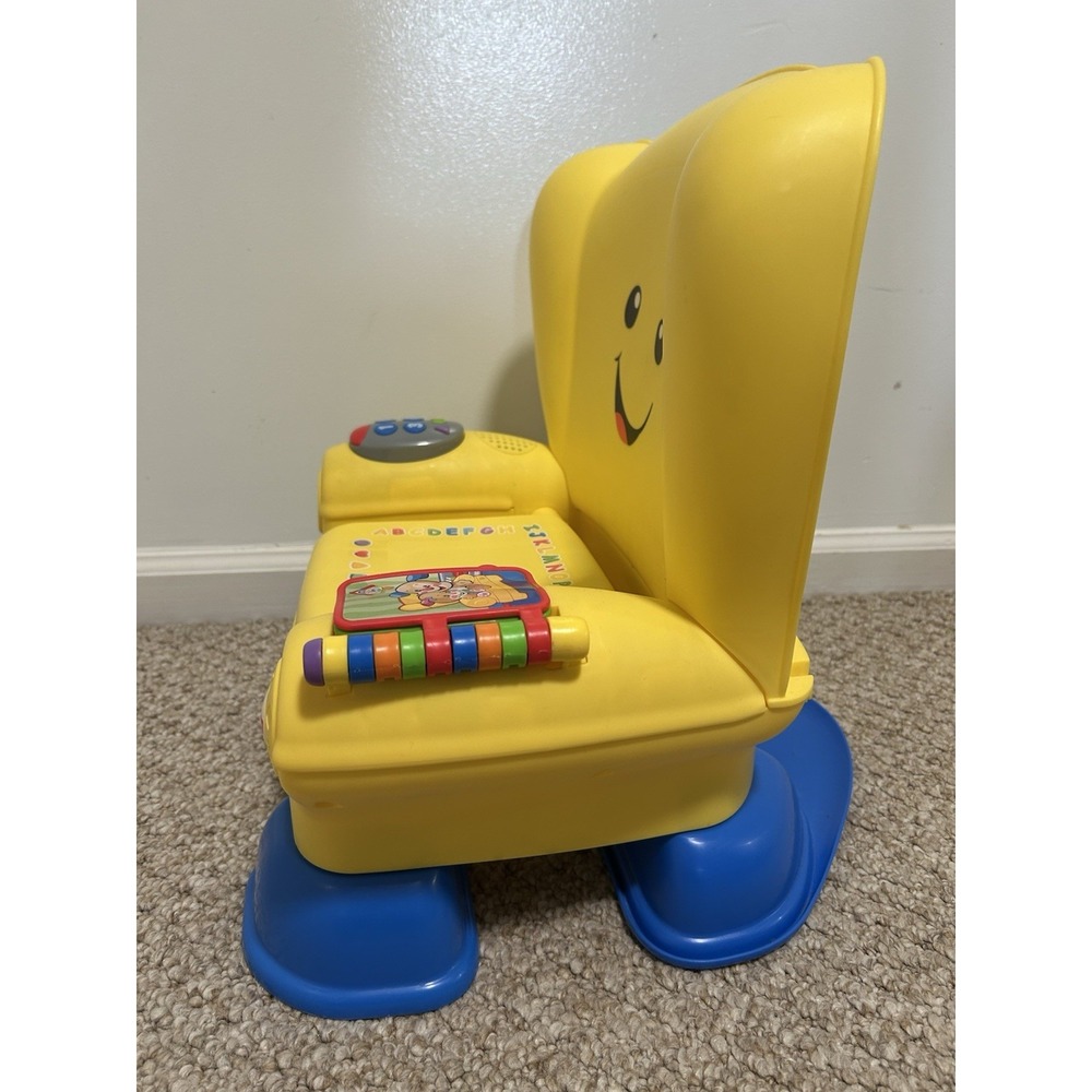 Fisher-Price Laugh & Learn Smart Stages Chair Yellow WORKS - Picture 4 of 8